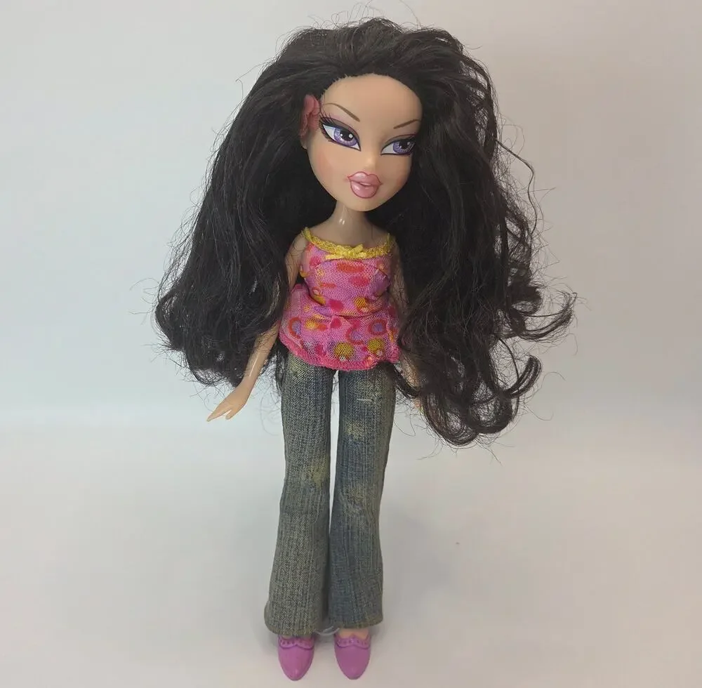 Bratz 2007 Flower Girlz Nora Doll Redressed with Flower in Hair